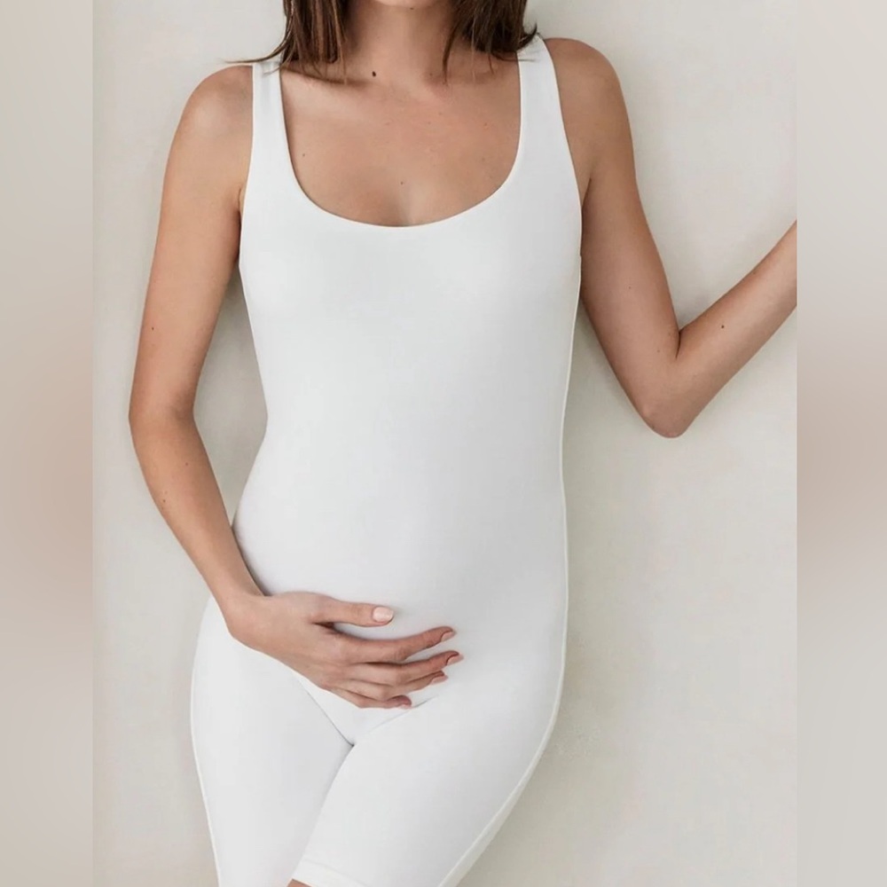 White Sleeveless Jumpsuit